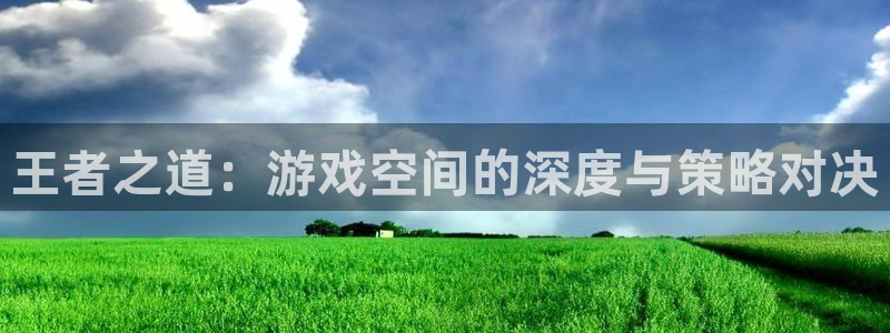 极悦娱乐注册登录：王者之道：游戏空间的深度与策略对决